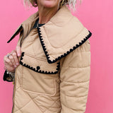 Black and Cream Puffer