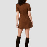 Sonja Suede Mini Dress