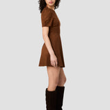 Sonja Suede Mini Dress