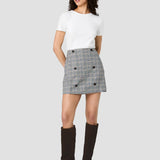 Matteo Plaid Mini Skirt