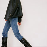 Kiki Kitten Heel Black Boot Black