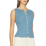 Tilly Vest Blue