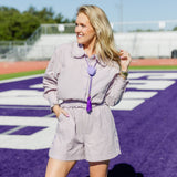 Serena Lilac Shorts