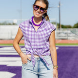 Adrienne Gingham Top