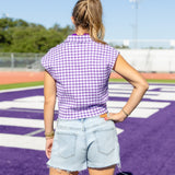 Adrienne Gingham Top