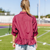 Cherry Maroon Top