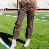 Lasso Jean Brown Leopard