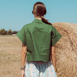 Fern Button Up Top