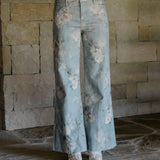 Micah Wide Leg Jean Sea Glass Garden