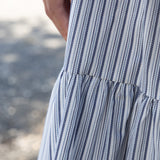 Blue Stripe Maxi Skirt