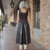 Mixed Media Midi Dress