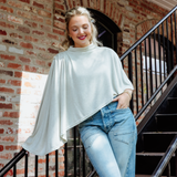 Jailene Asymmetric Cape Top