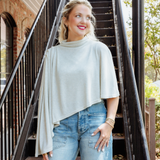 Jailene Asymmetric Cape Top