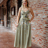 Yvette Sweetheart Neck Sleeveless Maxi Dress