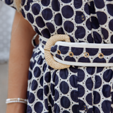 Marine Dot Mini Dress