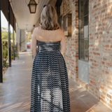 Muse Stitch Smocked Maxi Dress