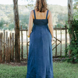 Annalisa Denim Embroidery Dress