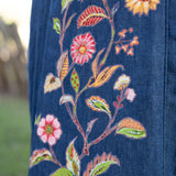Annalisa Denim Embroidery Dress