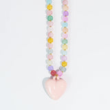 Happy Colorful Heart Necklace