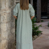 Green Stipe Maxi