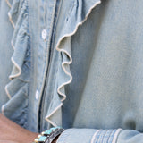 Tattered & Ruffled Top
