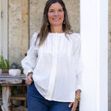 White Devi Top