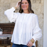 White Devi Top