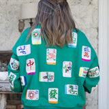 Green Mahjong Sweatshirt