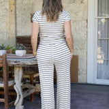 Stip Knit Tee and Pant