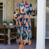 Geo Maxi Dress