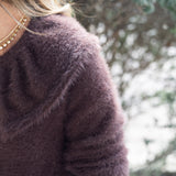 Everett Brown Fuzzy Cardigan