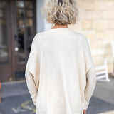 Ivory Cashmere Blend Sweater