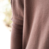 Chocolate Cashmere Blend Sweater