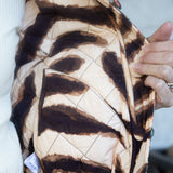 Wallflower Chocolate Cotton Puffer