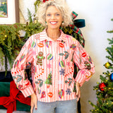 Christmas Button Down