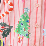 Christmas Button Down