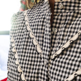 Black & White Gingham Maxi