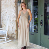 Washed Guaze Maxi Dress