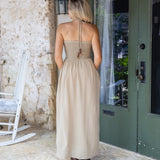 Washed Guaze Maxi Dress