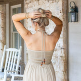 Washed Guaze Maxi Dress