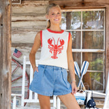 Lobster Love Knit Top