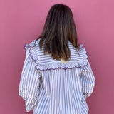 Lavender Stripe Top