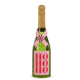 HO HO HO Lighted Champagne