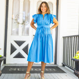 Cala Blue Midi Dress
