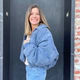 Denim Bomber Jacket