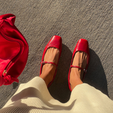 Red Patent Slipper