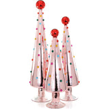 Dotted Pink Tree Set/3