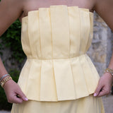 Lemon Charm Midi Dress
