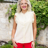 Yellow Stripe Tank