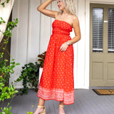 Country Rose Midi Dress